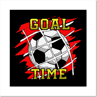 goal time soccer campione Posters and Art